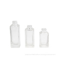 Spray Clear Square Portable Perfume Bottle Glass Bottle